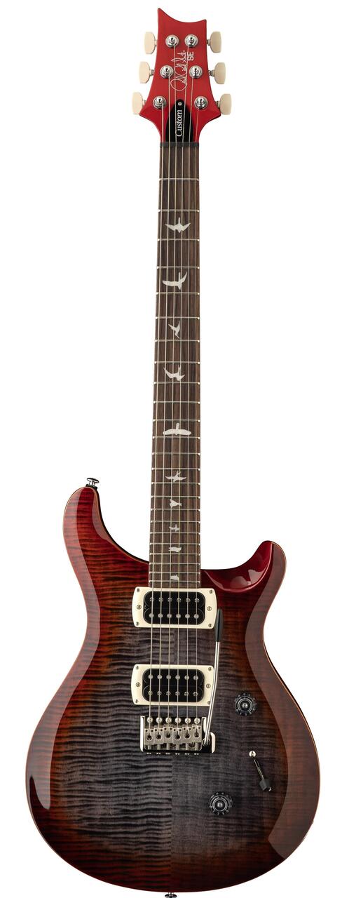 PRS SE Custom 24 Electric Guitar in Charcoal Cherry Burst (2026